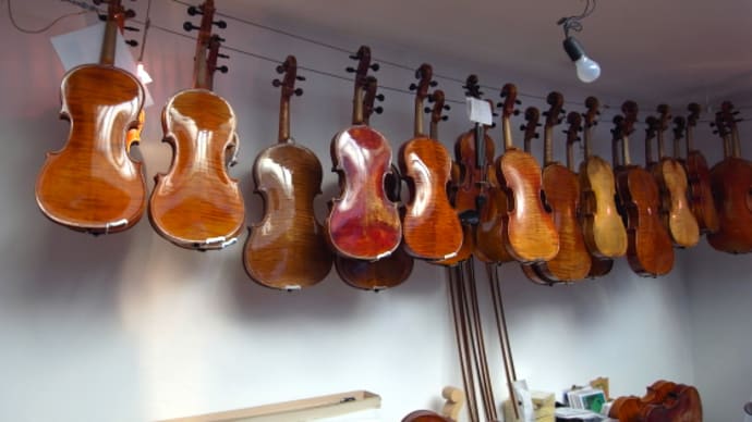 ウルツブルク散策　バイオリン修理工房