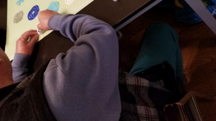 壁紙制作レクリエーション