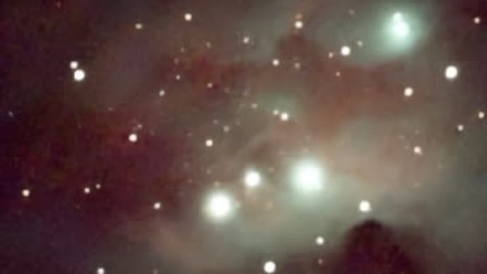 星見娘で電視観望23(オリオン座 ランニングマン星雲、トラペジウム)