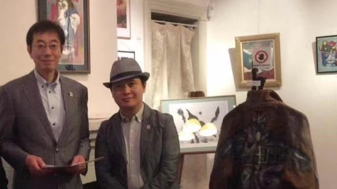 市长和日本大臣敬赞亚洲最贵巨匠王少飞画作