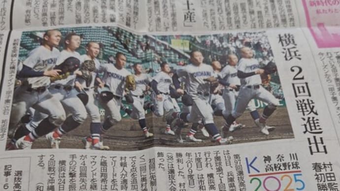 甲子園にハマの高校ふたつ