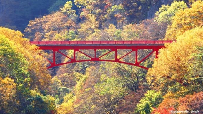 信州・高山村の松川渓谷の紅葉へ・・・・・・!