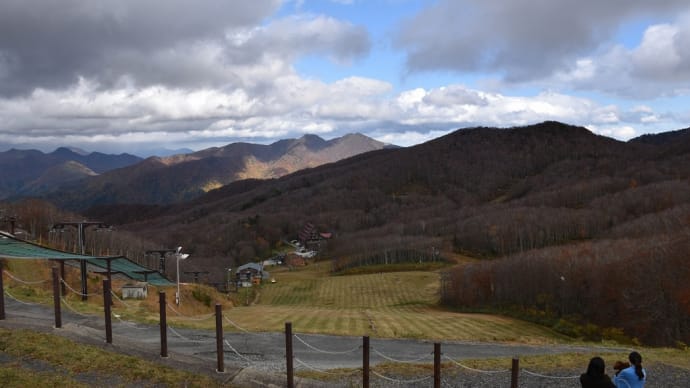 もみじ狩り 山形県山形市 蔵王温泉(8)鳥兜山展望台:蔵王大黒天展望台