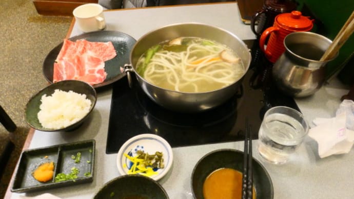 しゃぶ扇でのランチ on 2025-1-7