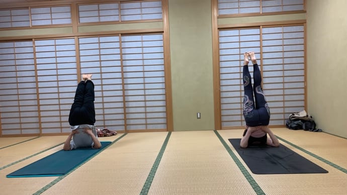 昨日の各務原ヨガサークル