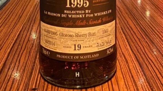 GLENDRONACH 19YEARS(03/03/1995-05/2014) SELECTED BY LA MAISON DU WHISKY 700ml,54.2%