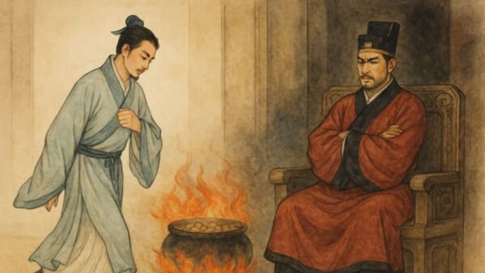 【古詩逸話】曹植 七歩で詩を成す
