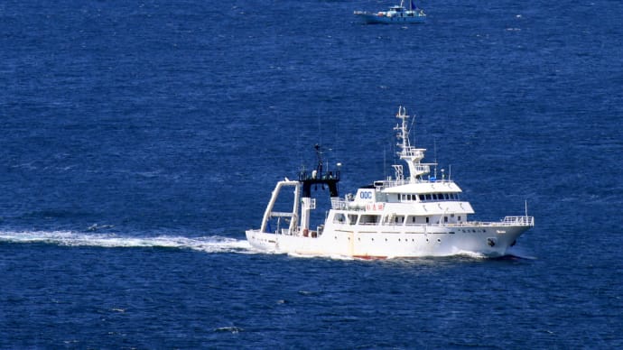 作業船兼調査船「 第八海工丸 」 （ オフショア・オペレーション ）2016年6月 観音崎
