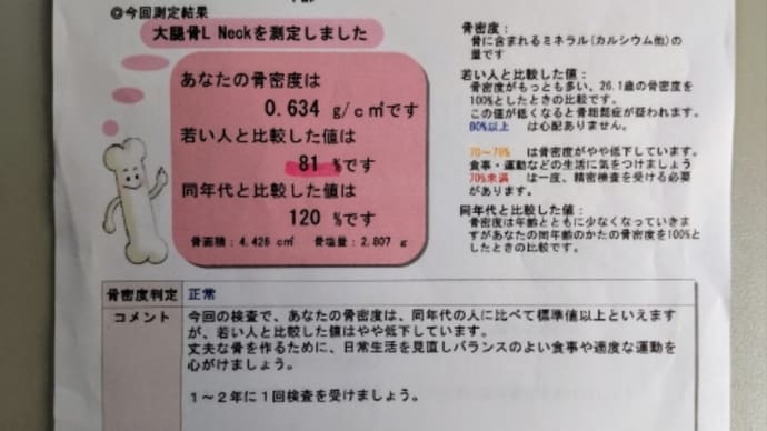 骨密度検査