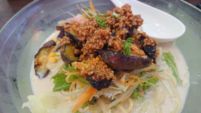 冷やしちゃんぽん麻婆茄子