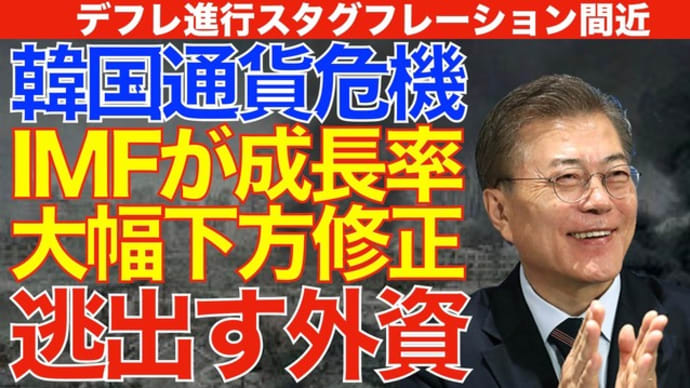050【韓国通貨危機!】文政権「善戦の韓国経済」は、デタラメだったのか?