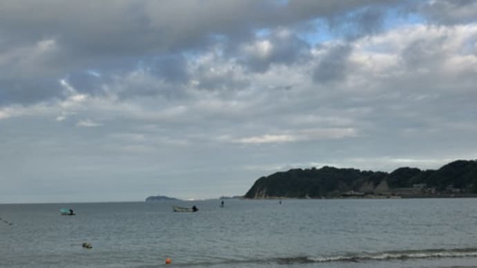 今朝の海