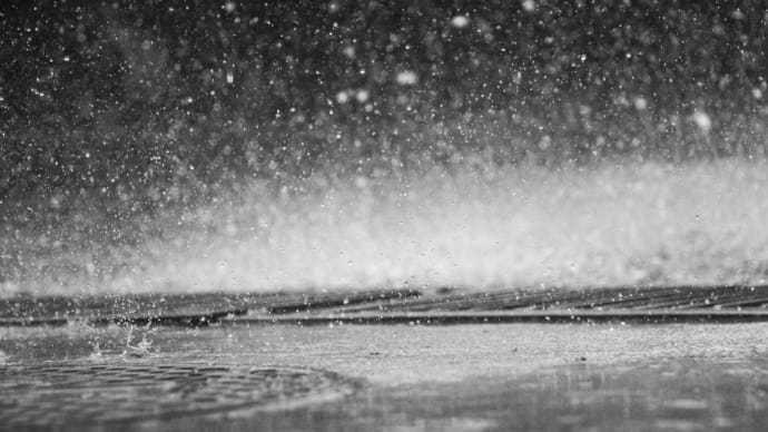 大雨ー