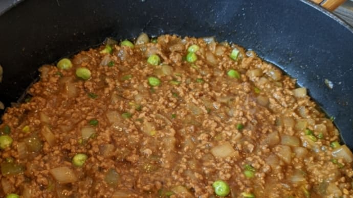 晩御飯はキーマカレー