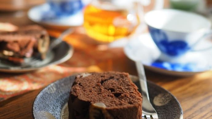 チョコバナナケーキでおうちカフェ*