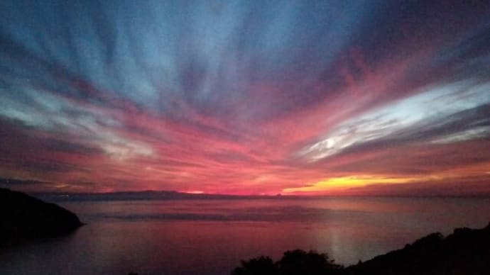 瀬戸内の夕焼け