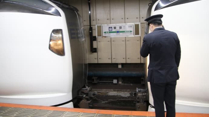 N’EX東京駅での併結