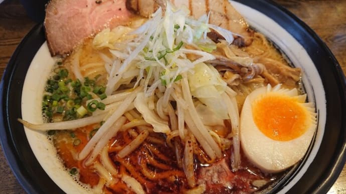 拉麺 笑星(えぼし)さん 辛にぼしミソ大盛り