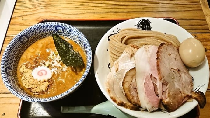 松戸中華そば 富田食堂で濃厚特製つけ麺(並)（2022年6月8日）