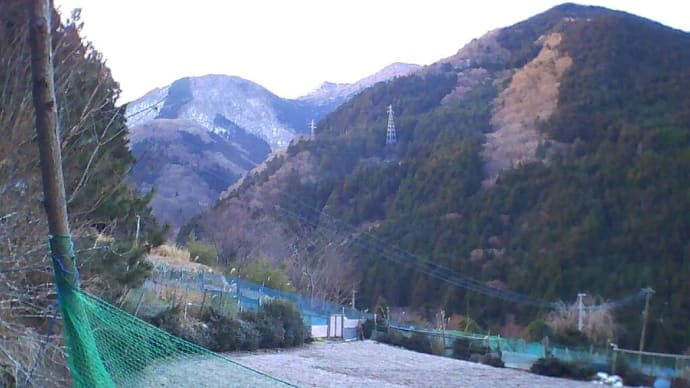 令和7年1月5日・今朝の東祖谷-4.2℃