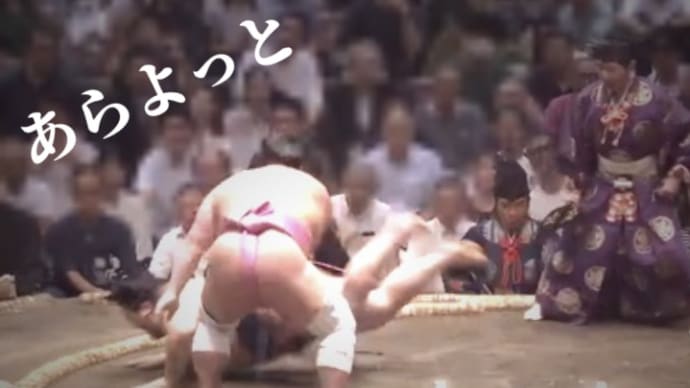 宇良関、ありがとう。いろいろありがとう。