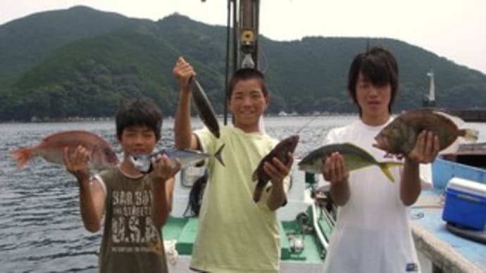 夏休み釣り