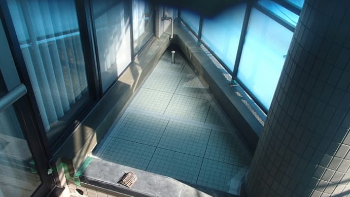 マンション ルーフバルコニーのウレタン防水