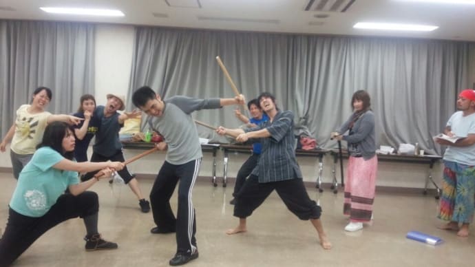 ガシガシ稽古中ー!!