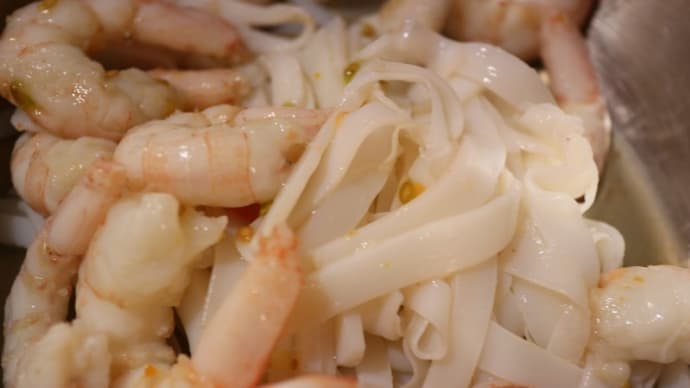 シーフードのサラダ（Insalata di mare)。