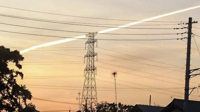夕刻の空模様♪