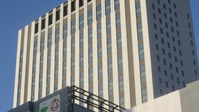 JR広島駅ビル新築工事が着々と進んでいます・・・キャッチフレーズは「タチマチ広島、駅があなたの街になる」のようです
