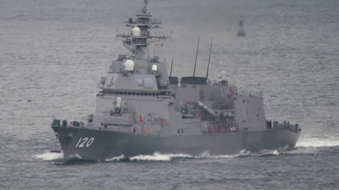 海上自衛隊汎用護衛艦しらぬい DD-120しらぬい 5,000トン型DD 海峡航行