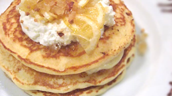 ジェイエスパンケーキカフェ(自由が丘)のレモンリコッダパンケーキ