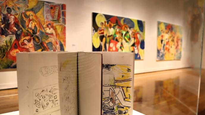 世田谷美術館で、『横尾忠則 連画の河』を観ました。