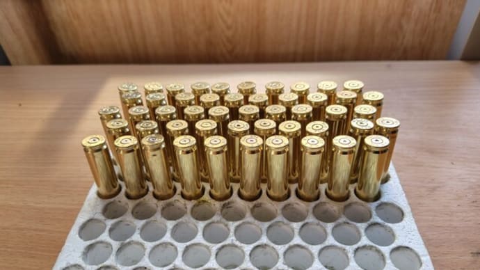 射撃の後は弾作り!!