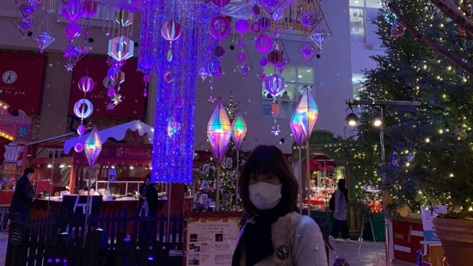 大阪梅田のクリスマスマーケットへ。