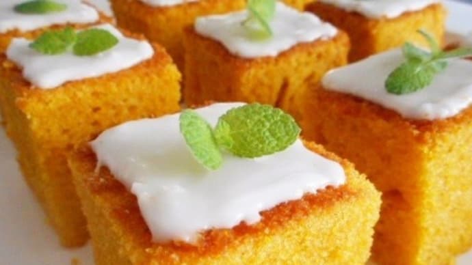 ヘルシー にんじんケーキ。🎂