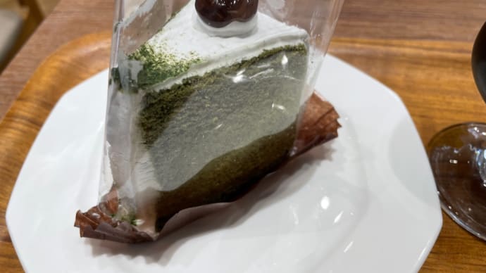 抹茶シフォンケーキセット