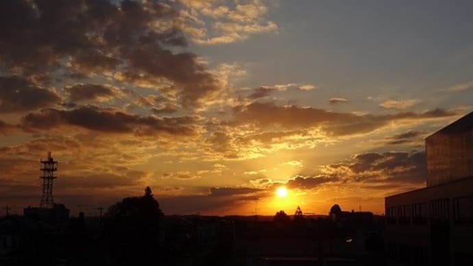 夕方の景色