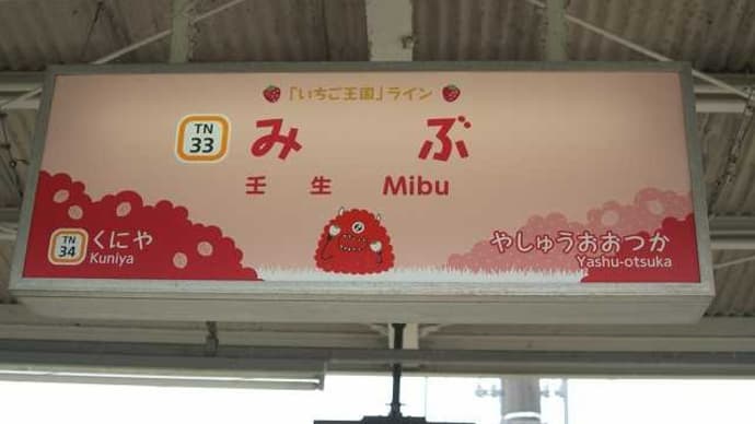 2023年6月「東武宇都宮線フリー乗車DAY」押し鉄記③壬生駅で下車