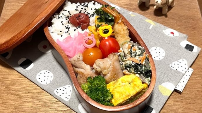 朝詰めるだけ弁当^ - ^