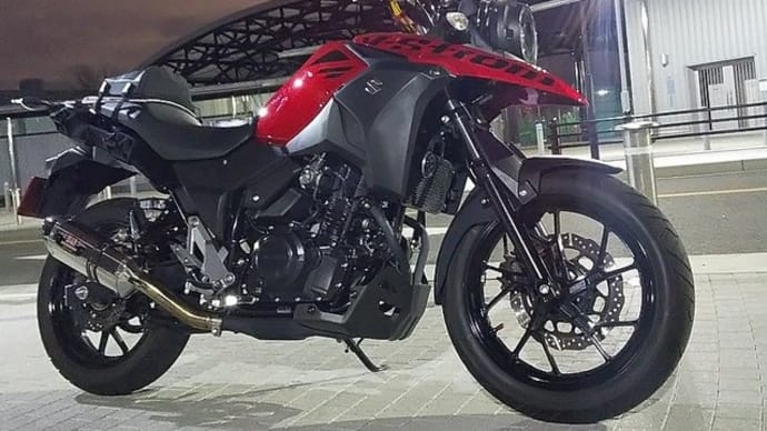 NGK MotoDXプラグに交換! 夜の公園で・・・w