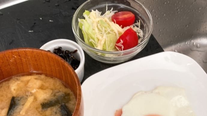 家朝ごはん