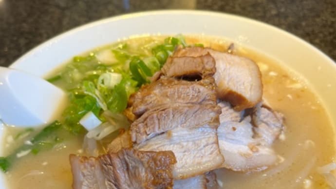 2024年の62杯目はにんにくラーメン薩摩っ子でチャーシュー麺