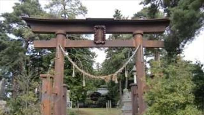 岩岡（いわおか）神社 in 長野県松本市梓川