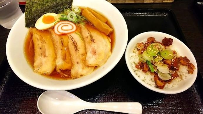 チャーシュー麺とミニチャーシュー丼