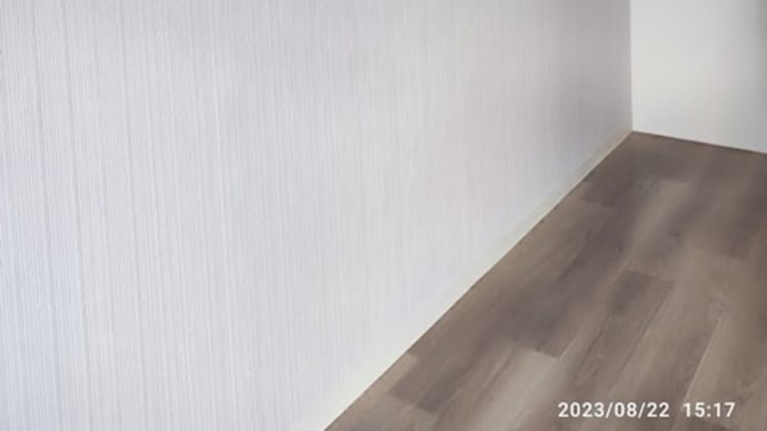 【アクセントクロス】LDK施工完了