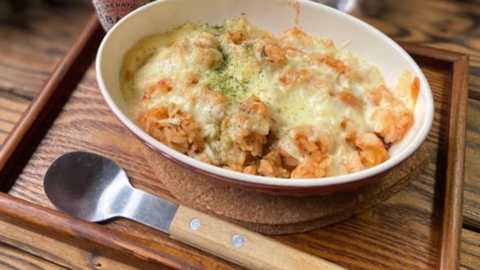 主婦めし*おうちランチ〜チキンドリアと自家製冷食
