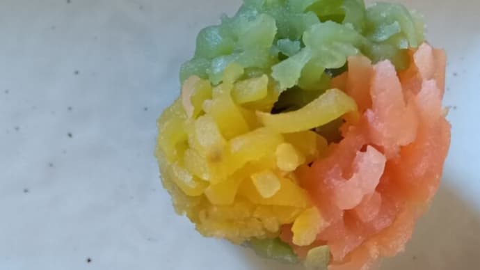紅葉の上生菓子