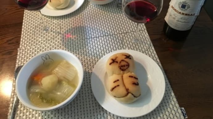 朝からワイン